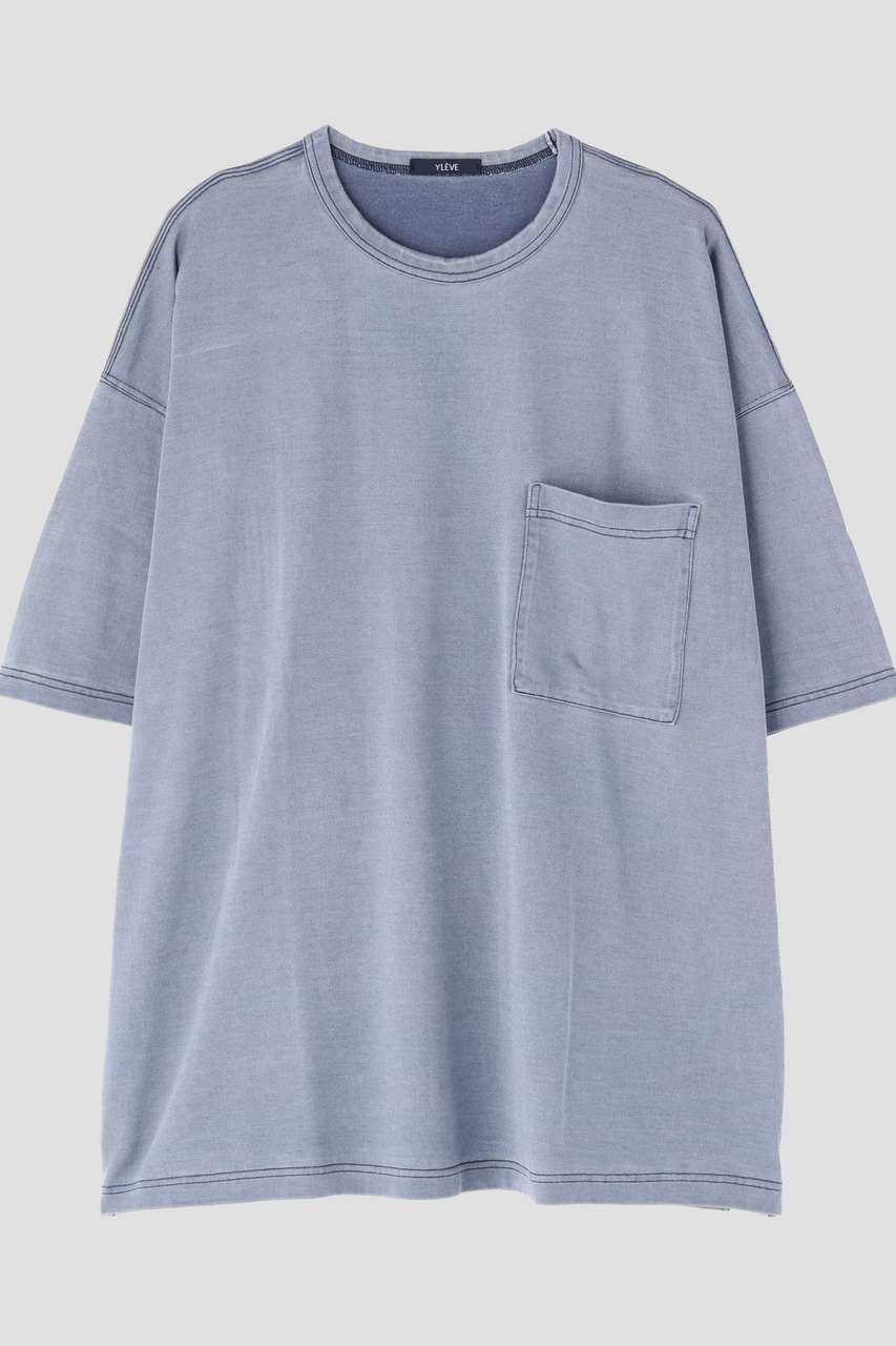 イレーヴ/YLEVEのYLEVE / COTTON RAYON PIGMENT DYE POCKET T-SHIRT(ネイビー/1706166042)