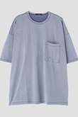YLEVE / COTTON RAYON PIGMENT DYE POCKET T-SHIRT