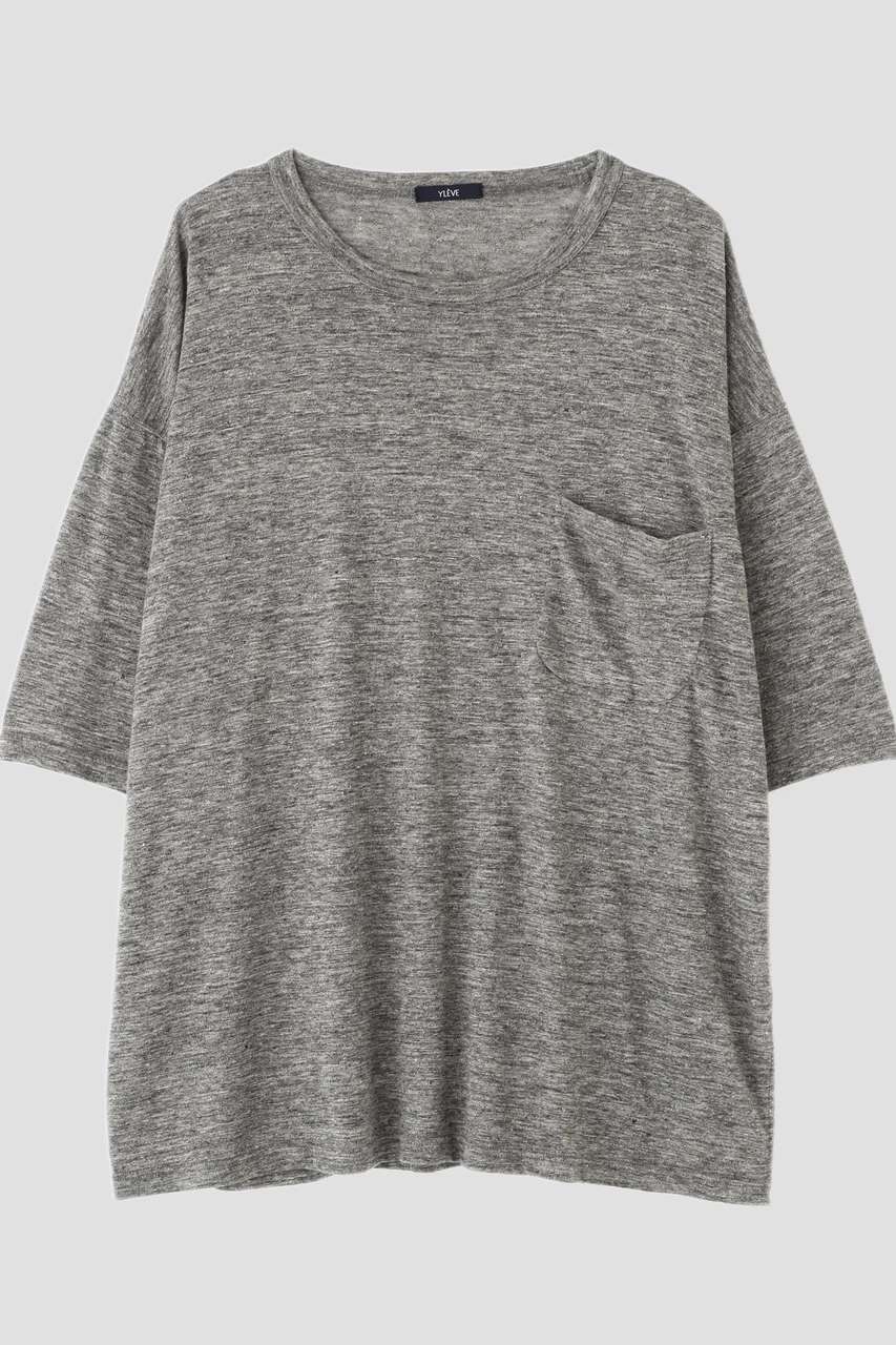 イレーヴ/YLEVEのYLEVE / LINEN POCKET T-SHIRT(グレー/1706166044)
