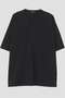 YLEVE / COTTON HIGH-TWISTED JERSEY HENRY NECK T-SHIRT イレーヴ/YLEVE ブラック