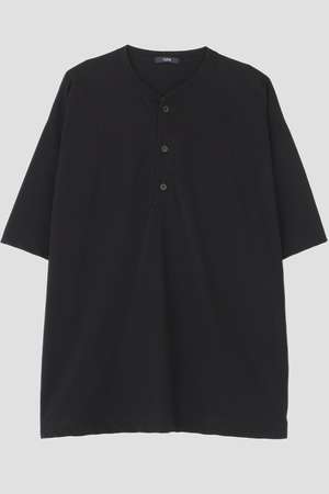 イレーヴ/YLEVEのYLEVE / COTTON HIGH-TWISTED JERSEY HENRY NECK T-SHIRT(110100/110102)