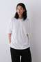 YLEVE / COTTON HIGH-TWISTED JERSEY HENRY NECK T-SHIRT イレーヴ/YLEVE ホワイト