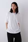 YLEVE / COTTON HIGH-TWISTED JERSEY HENRY NECK T-SHIRT