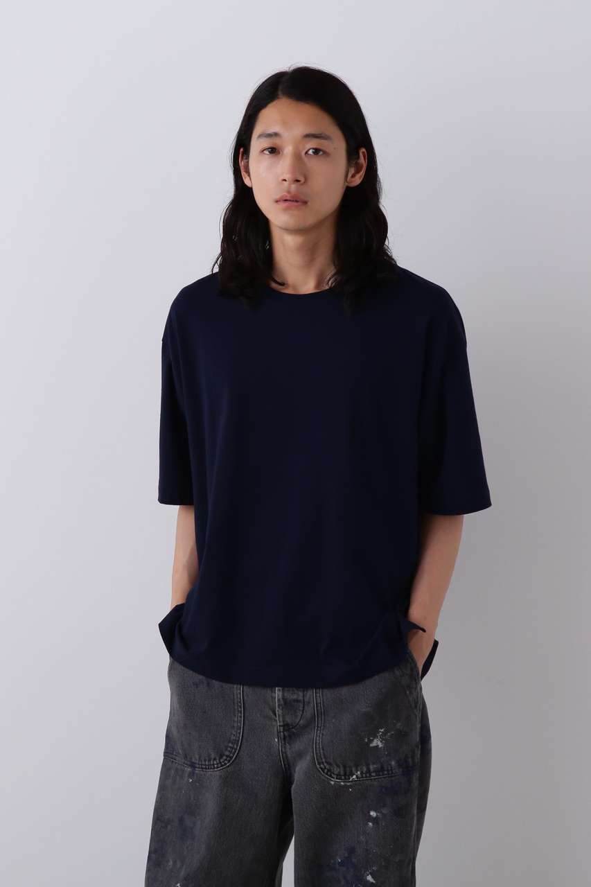 イレーヴ/YLEVEのYLEVE / ORGANIC COTTON BIO LOOSE T-SHIRT(ネイビー/1706166586)