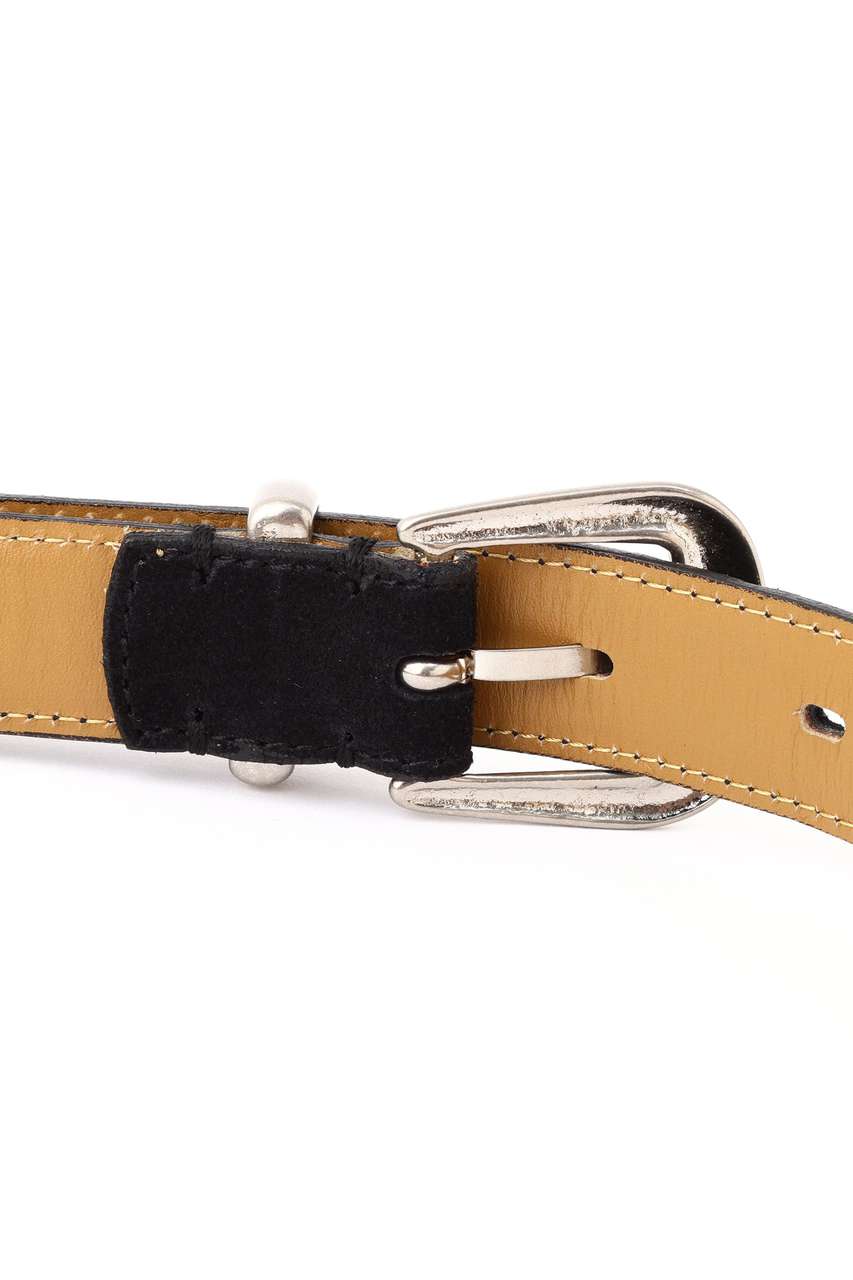 YLEVE(イレーヴ)｜YLEVE / SUEDE WESTERN BELT MEN/ブラック の通販