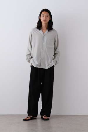 イレーヴ/YLEVEのYLEVE / 100/2 GV TWILL DOUBLE WEAVE EASY PANTS(110600/110601)