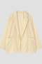 YLEVE / SILK COTTON CLOTH BIO SUEDE JACKET イレーヴ/YLEVE ホワイト