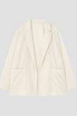 YLEVE / SILK COTTON CLOTH BIO SUEDE JACKET