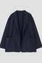 YLEVE / SILK COTTON CLOTH BIO SUEDE JACKET イレーヴ/YLEVE ネイビー