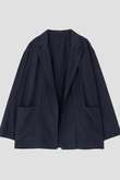 YLEVE / SILK COTTON CLOTH BIO SUEDE JACKET