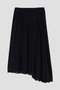 YLEVE / CASHMERE SILK SHEER JERSEY SKIRT イレーヴ/YLEVE ブラック