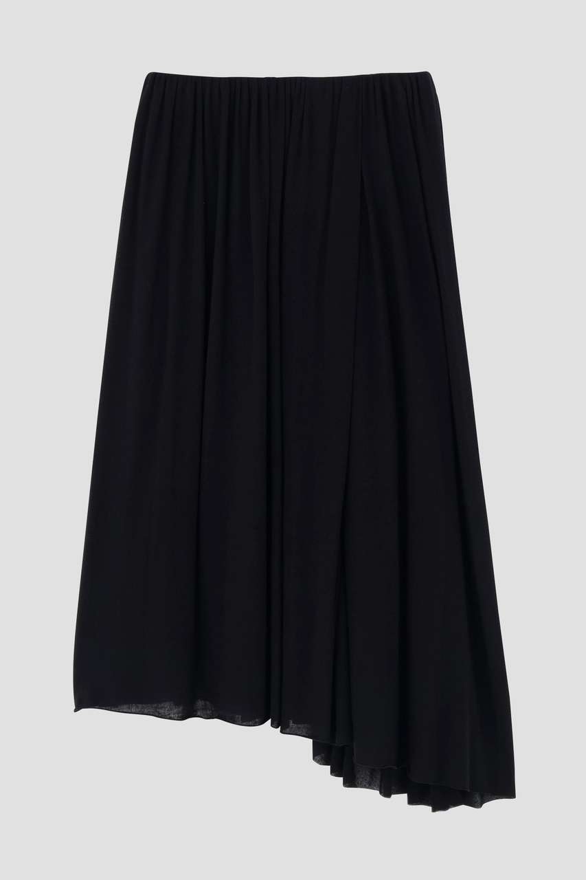 イレーヴ/YLEVEのYLEVE / CASHMERE SILK SHEER JERSEY SKIRT(ブラック/1685130203)