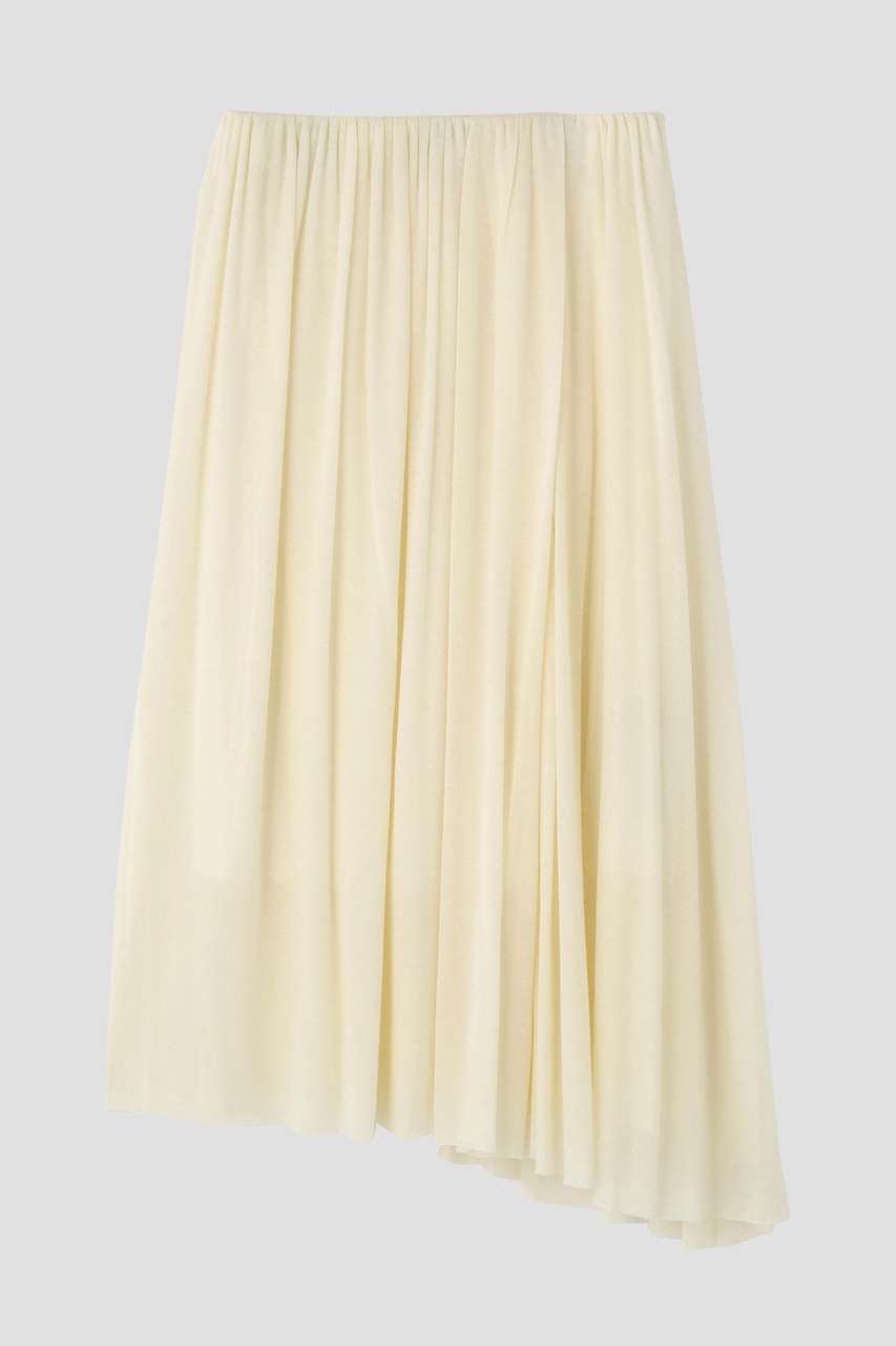 イレーヴ/YLEVEのYLEVE / CASHMERE SILK SHEER JERSEY SKIRT(ホワイト/1685130203)