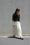 YLEVE / CASHMERE SILK SHEER JERSEY SKIRT イレーヴ/YLEVE