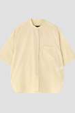 YLEVE / SILK COTTON CLOTH BIO SUEDE SHIRT