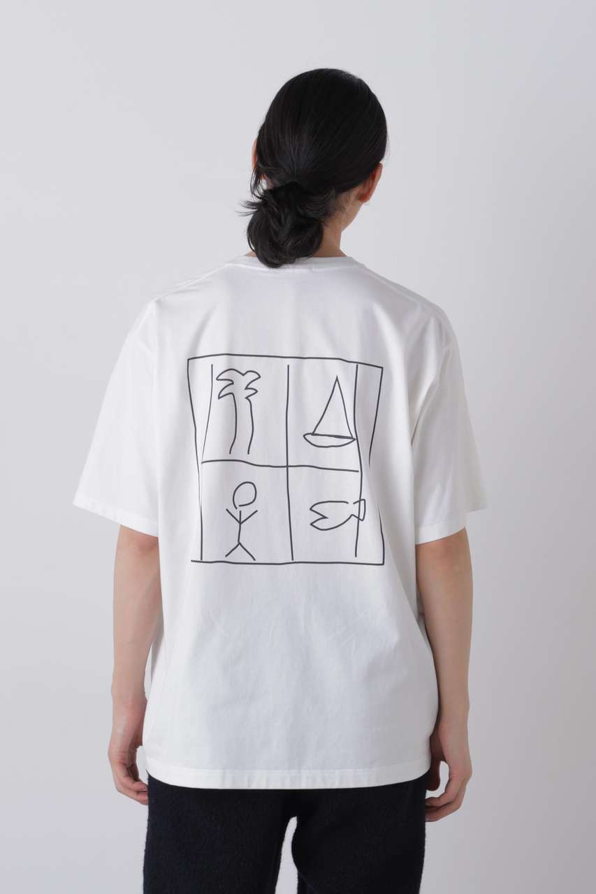 イレーヴ/YLEVEのＹ /  [UNISEX] HIMMA × Y SIGNATURE T(ホワイト/1656266100)