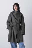 YLEVE / SUPER100s WOOL DOUBLE CLOTH COAT