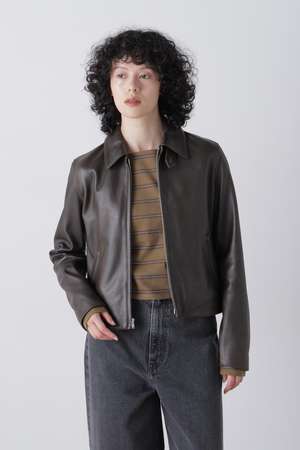 イレーヴ/YLEVEのYLEVE / SHEEP AVIATOR LEATHER JACKET(110800/110801)