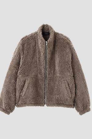 イレーヴ/YLEVEのYLEVE / LINEN/RAMIE POLYESTER BOA BLOUSON(110800/110802)