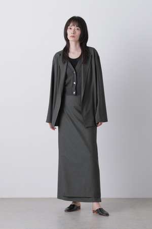 イレーヴ/YLEVEのYLEVE / SUPER140s WOOL TROPICAL SKIRT(110700/110703)
