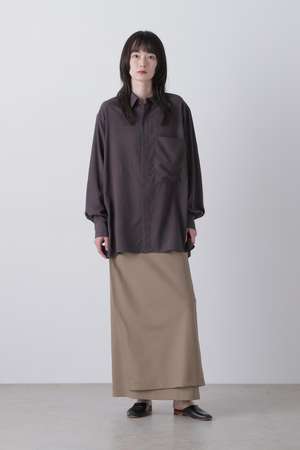 イレーヴ/YLEVEのYLEVE / SUPER140s WOOL TROPICAL SKIRT(110700/110703)