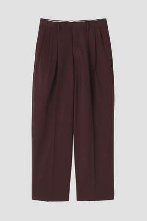 イレーヴ/YLEVEのYLEVE / 2/72 SUPER 100s WOOL HIGH-TWIST VOILE TROUSERS(110600/110601)
