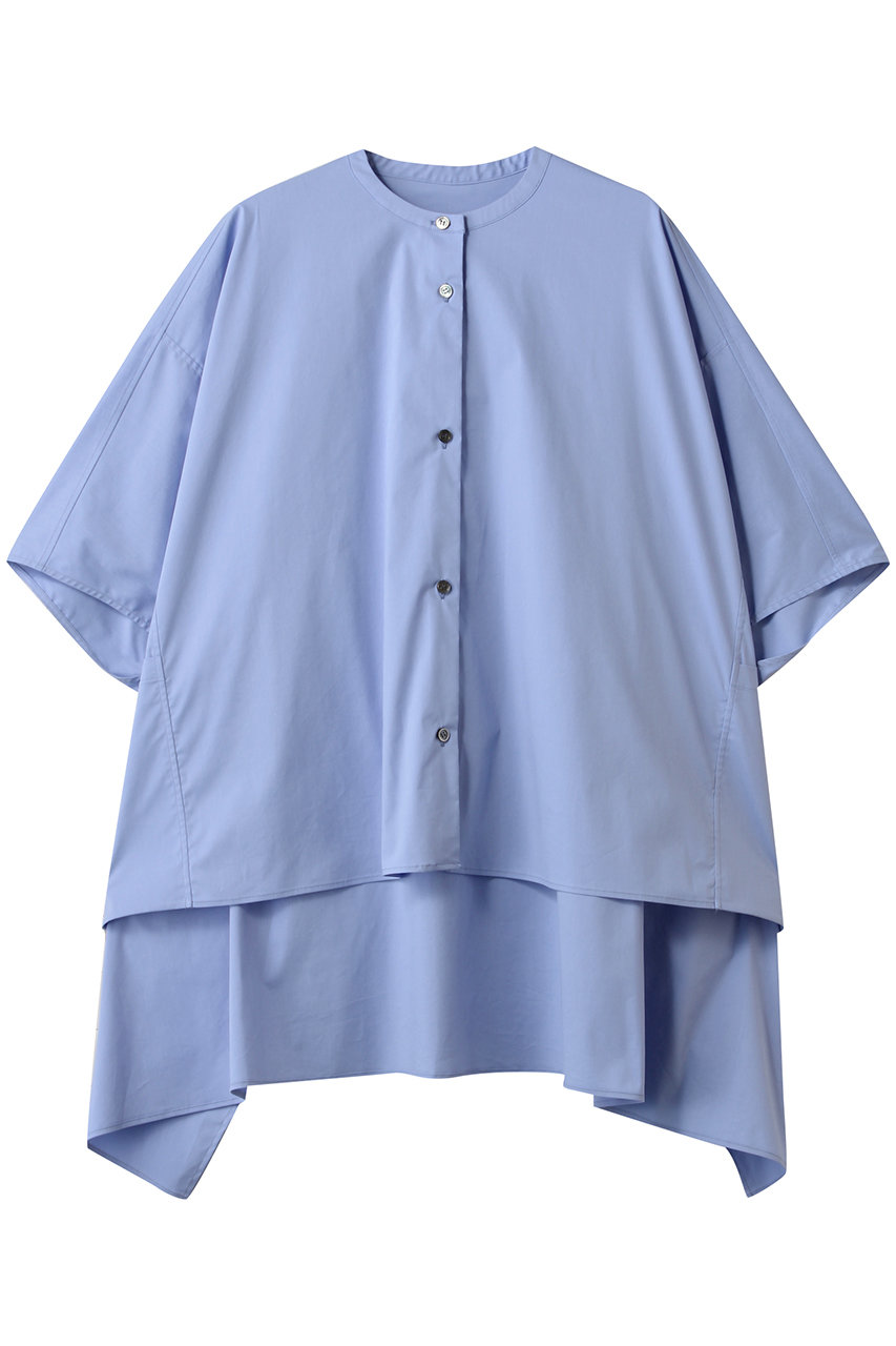 ESSEN.LAUTREAMONT T/Cストレッチブロードスクエアブラウス (ブルー, 38) エッセン.ロートレアモン ELLE SHOP ESSEN.LAUTREAMONT T/Cストレッチブロードスクエアブラウス (ブルー, 38) エッセン.ロートレアモン ELLE SHOP