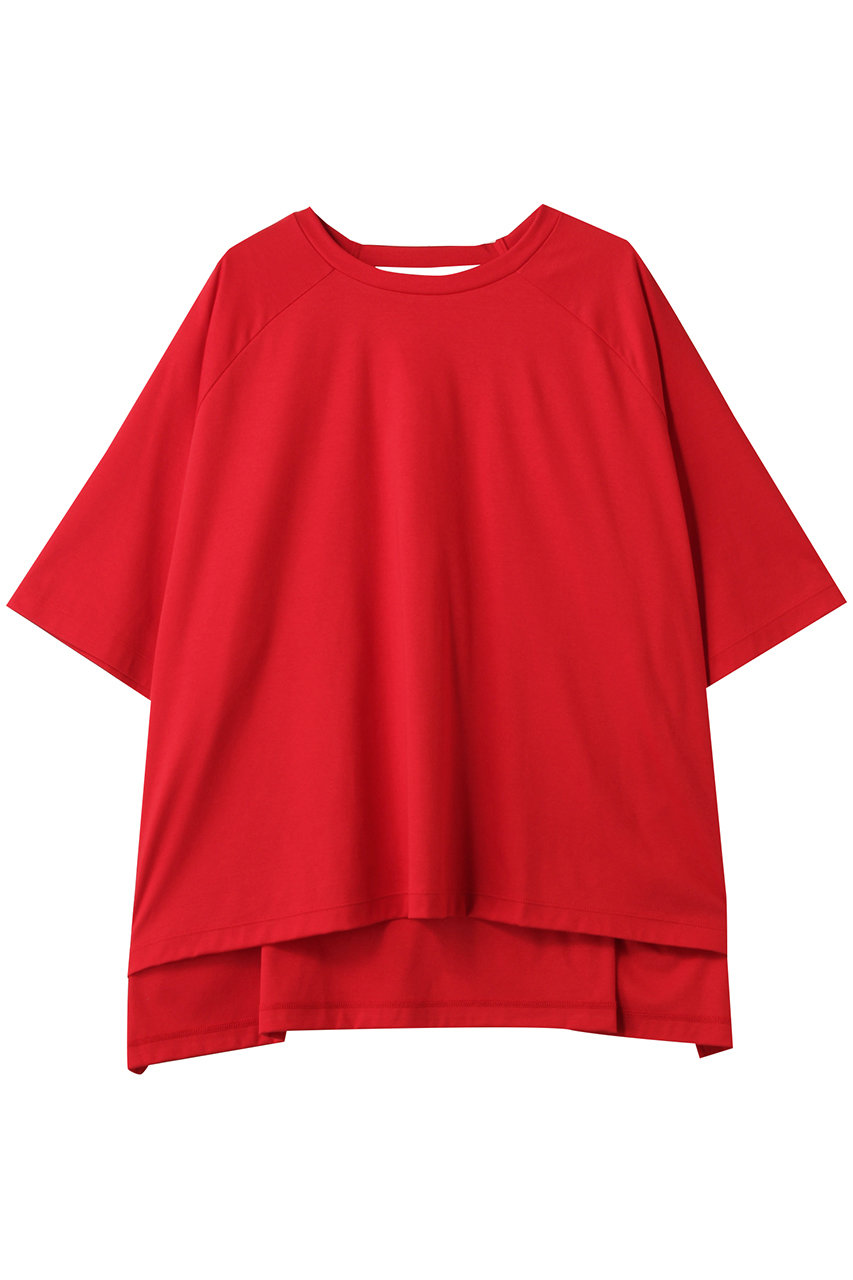 ESSEN.LAUTREAMONT 80 smooth ジャージーポンチョTシャツ (レッド, 38) エッセン.ロートレアモン ELLE SHOP ESSEN.LAUTREAMONT 80 smooth ジャージーポンチョTシャツ (レッド, 38) エッセン.ロートレアモン ELLE SHOP