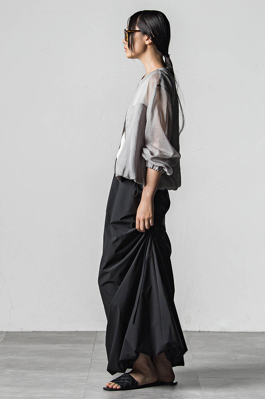 ESSEN LAUTREAMONT ブラックプリーツスカート 9号