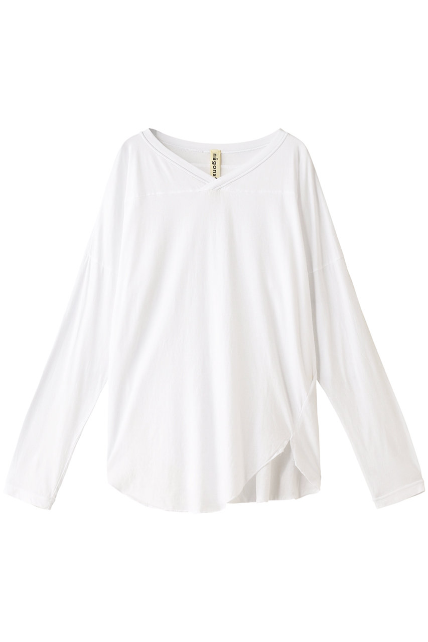 最低価格の nagonstans トップス バルーンロングスリーブTシャツ - T