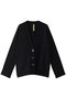 Airly Wool ルーズカーディガン ナゴンスタンス/nagonstans ブラック