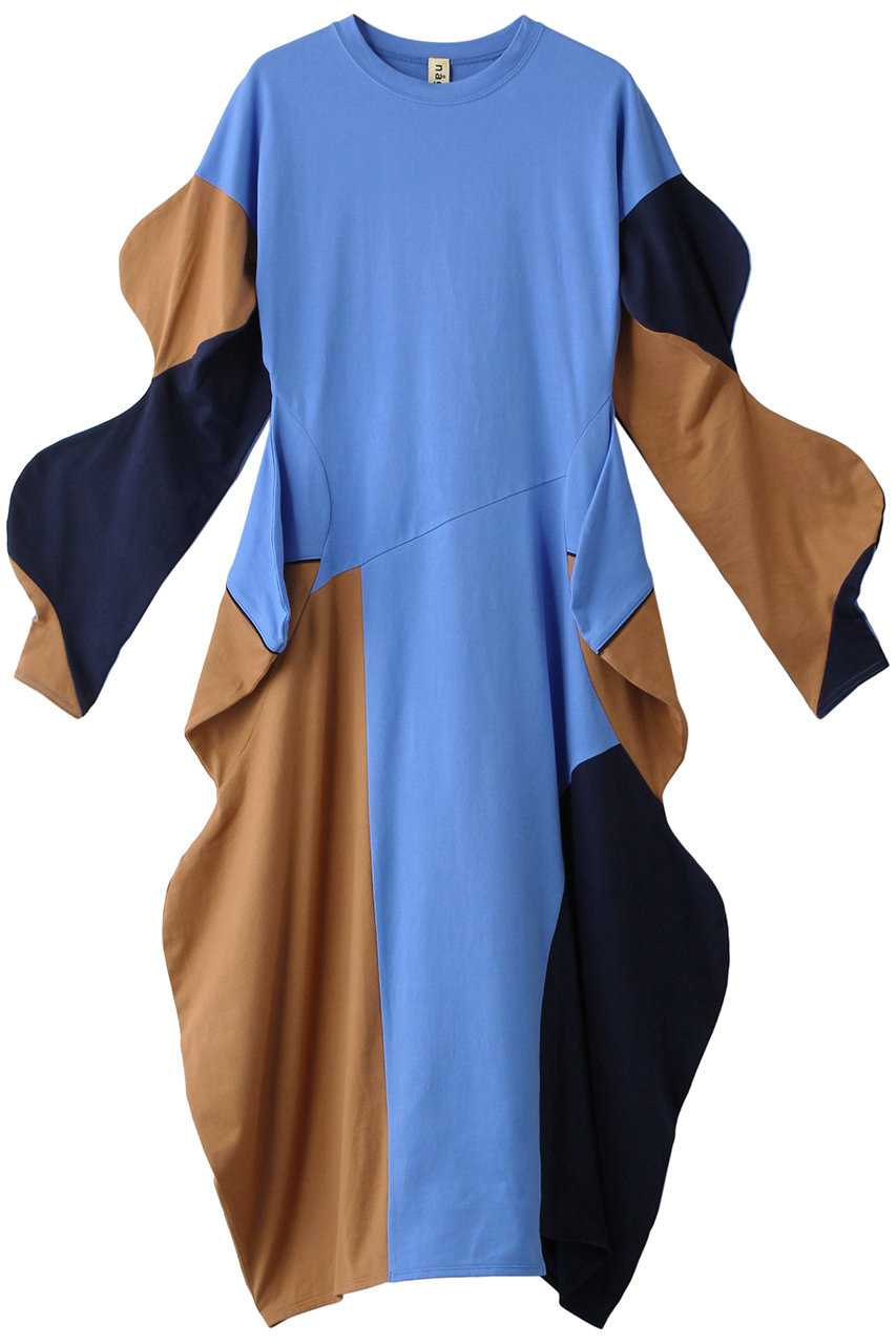 ナゴンスタンス/nagonstansのCO天竺 BUMP ドレス(ブルー/470ES883-0730)