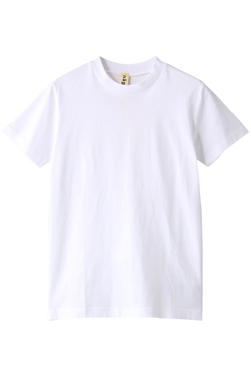 ＜ELLE SHOP＞ nagonstans CO Single Jersey コンパクトTシャツ (ホワイト 38) ナゴンスタンス ELLE SHOP
