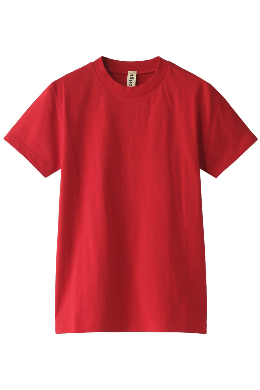 ＜ELLE SHOP＞ nagonstans CO Single Jersey コンパクトTシャツ (レッド 38) ナゴンスタンス ELLE SHOP