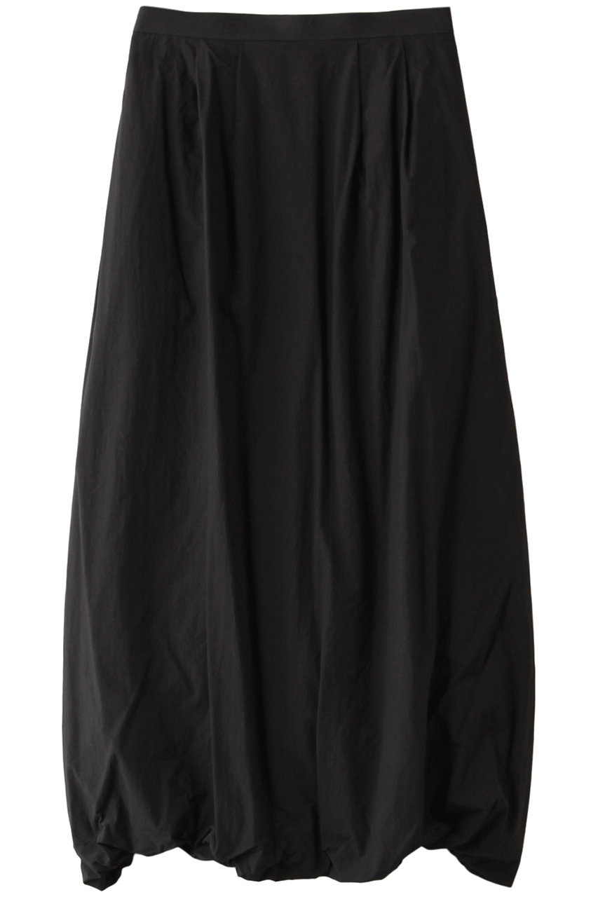 ＜ELLE SHOP＞ nagonstans Washedタイプライター バルーンスカート (ブラック 36) ナゴンスタンス ELLE SHOP