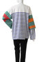 CO Border Long Sleeve Tシャツ ナゴンスタンス/nagonstans