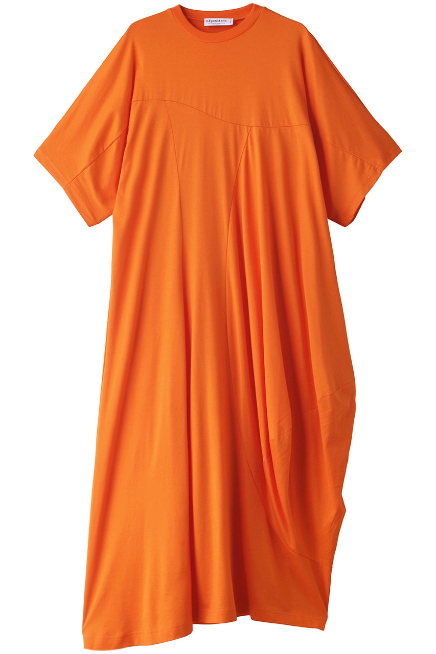 ナゴンスタンス/nagonstansのOdorless天竺 立体ドレープDRS ドレス(Orange/470FA483-0450)
