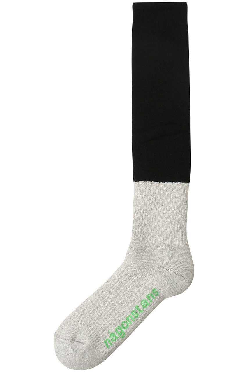 ナゴンスタンス/nagonstansのBicolor Long Socks ソックス(Black/470FA856-0940)