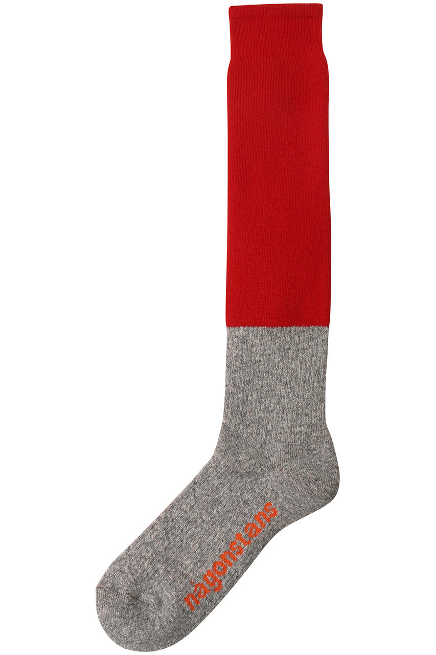 ナゴンスタンス/nagonstansのBicolor Long Socks ソックス(Chili/470FA856-0940)