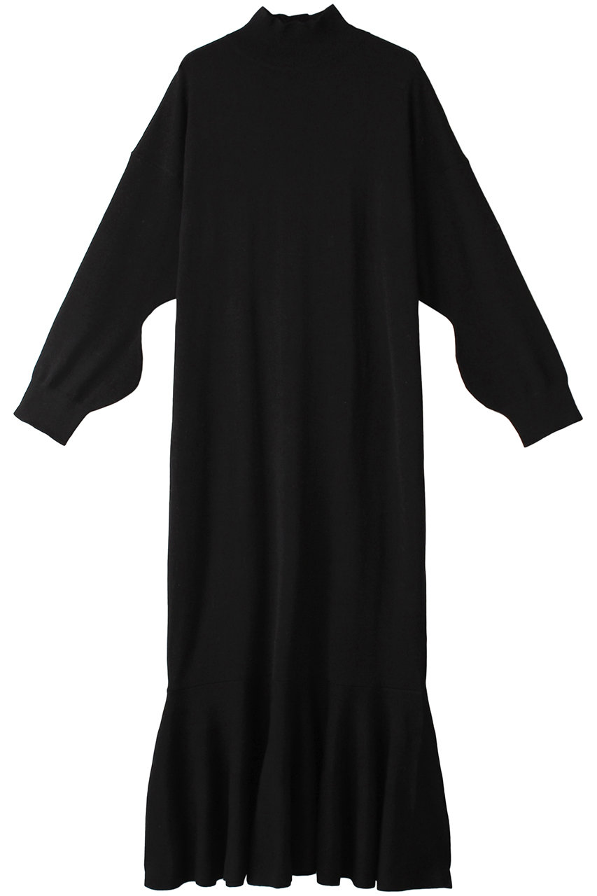 ナゴンスタンス/nagonstansのカーブハイネック DRS ドレス(Black/470FA273-1440)