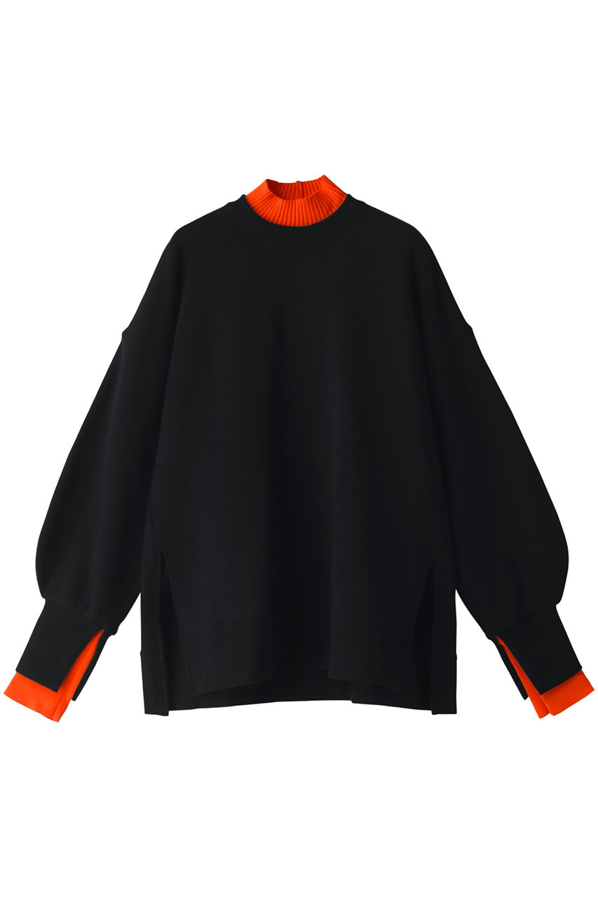 nagonstans ナゴンスタンス layered-neck pullover-