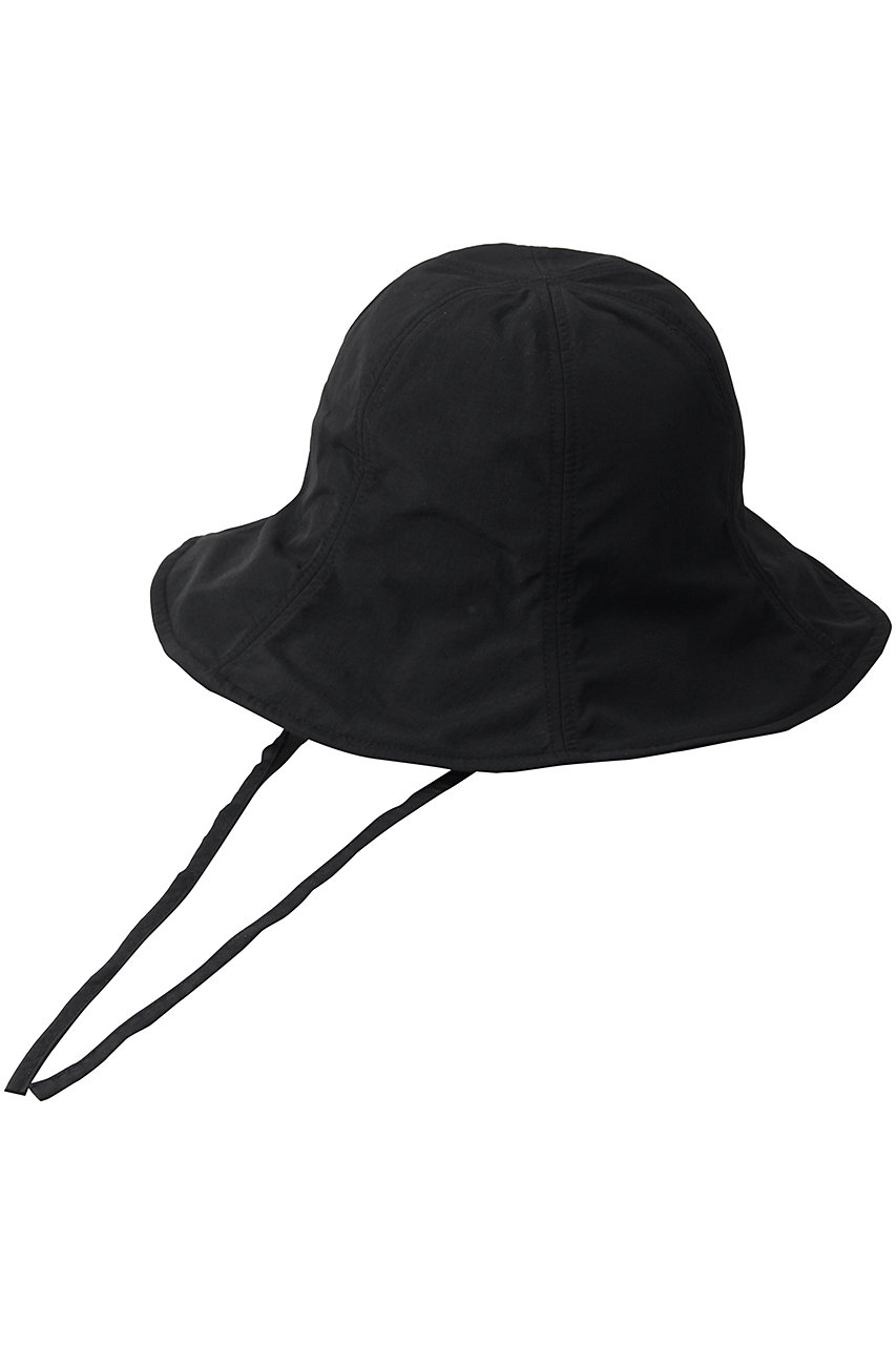 nagonstans タスランウェザー スカラップ HAT/ハット (Black, M) ナゴンスタンス ELLE SHOP