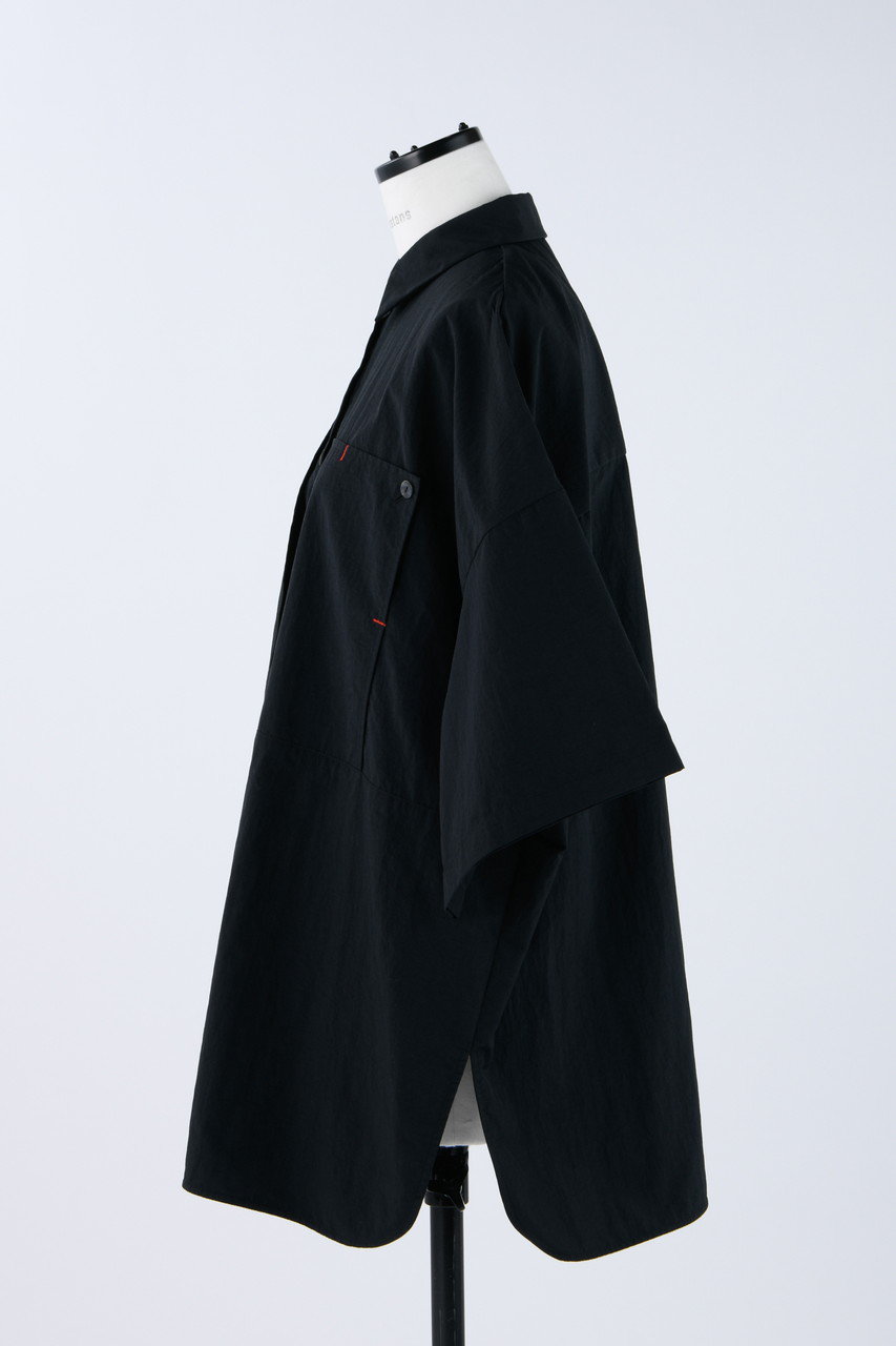 ナゴンスタンス タスランウェザー3/4Sleeve SH/シャツ 黒 Mサイズ
