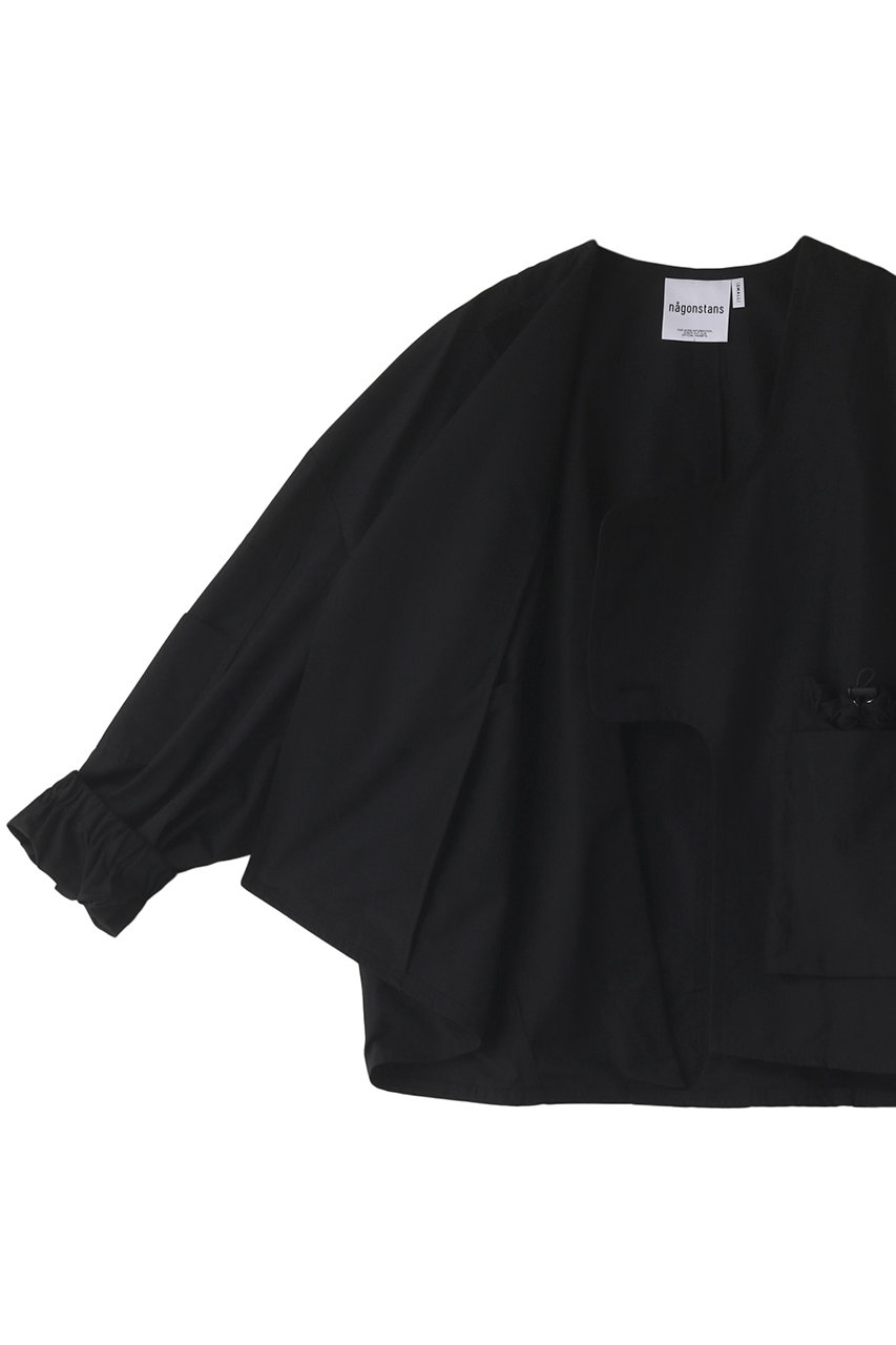 nagonstans(ナゴンスタンス)｜6/4クロス BOX JK/ジャケット/Black の