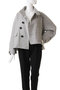 WO/Nyビーバー アシンメトリー Short Coat/コート ナゴンスタンス/nagonstans