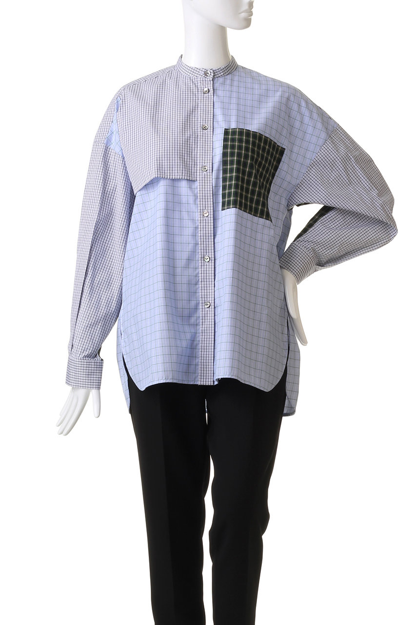 nagonstans ミックスカラーシャツ - シャツ/ブラウス(半袖/袖なし)