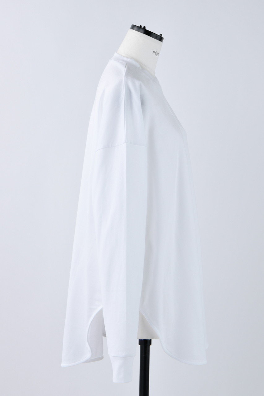 nagonstans(ナゴンスタンス)｜CO天竺 ラウンドヘム ロンT/Salt の通販