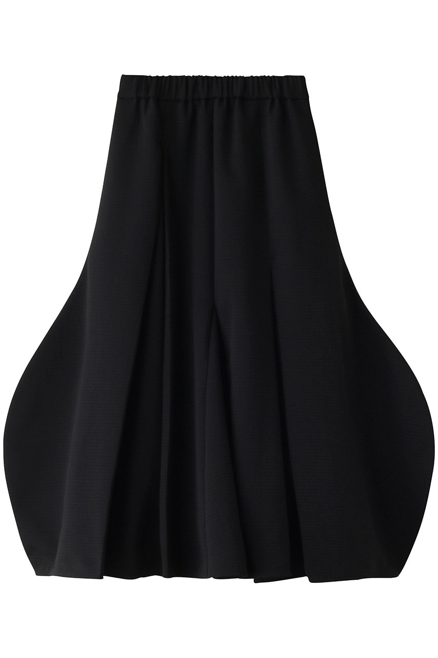 nagonstans キルトトリプルクロス Depth フレアSK/スカート (Black, M) ナゴンスタンス ELLE SHOP nagonstans キルトトリプルクロス Depth フレアSK/スカート (Black, M) ナゴンスタンス ELLE SHOP