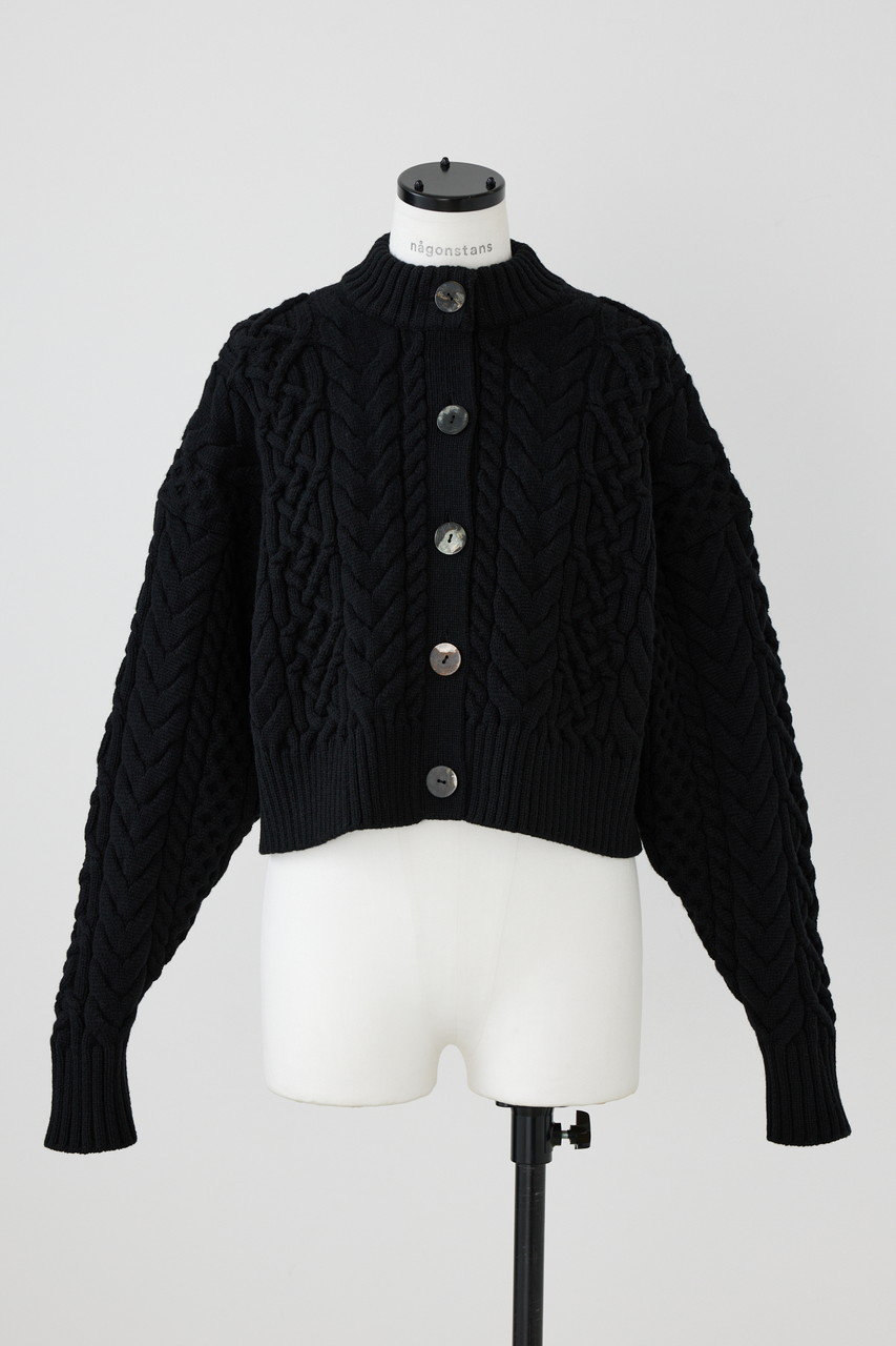 nagonstans ケーブル P.O/プルオーバー (Black, M) ナゴンスタンス ELLE SHOP nagonstans ケーブル P.O/プルオーバー (Black, M) ナゴンスタンス ELLE SHOP