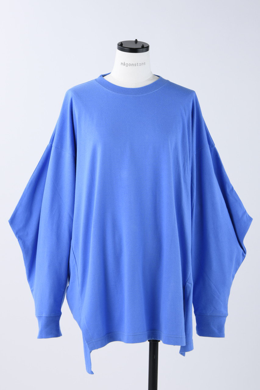 nagonstans ソフト天竺 Triangle Sleeve ロンT (Water, M) ナゴンスタンス ELLE SHOP